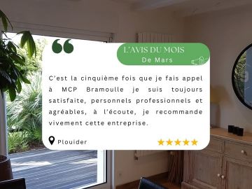 📢 L’avis du mois 📢

Merci de nous accorder votre confiance pour vos travaux ! 🏠

C’est toujours un plaisir de lire vos retours d’expérience 
Votre...