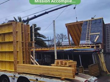 🔨 Mission Accomplie 🔨

Suite à une tempête, nos équipes sont intervenues pour déposer puis reposer une charpente… le tout en une seule journée !

Grâce à...