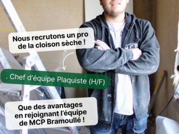 🔥 On cherche notre Chef d’équipe Plaquiste super-héros ! 🦸‍♂️
Tu manies la plaque de plâtre comme personne ?
Tu sais motiver une équipe, garder ton calme...