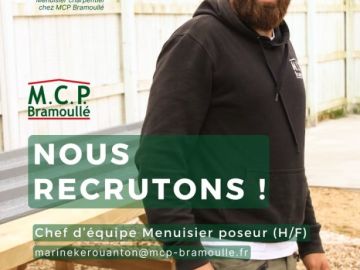💥 Chez MCP Bramoullé, nos équipes donnent vie aux projets de nos clients chaque jour. 

Comme Clément, Menuisier poseur, qui met son expertise et son...