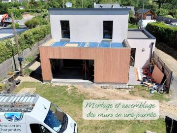Nouvelle réalisation : une #extension pour un futur salon ✨
Objectif : « Faites entrer la lumière chez nous ! »
👉 « D’accord, on y va ! »

Une belle surface...