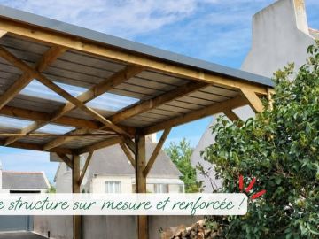 Le #carport est à la mode et nous savons les concevoir sur-mesure ! ✨
 
🛠️ Une structure en bois 𝘀𝗼𝗹𝗶𝗱𝗲 et 𝗱𝘂𝗿𝗮𝗯𝗹𝗲
🚗 Une dimension 𝗮𝗱𝗮𝗽𝘁𝗲́𝗲 pour votre...